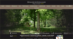 Desktop Screenshot of domainedeguillalmes.com